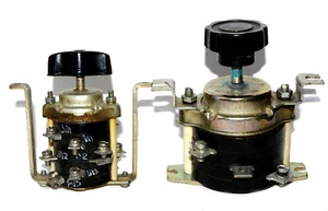 2x Interruttore Rotante PP3-10 (10A 220V; 6A 380V); PV3-25 (25A 220V; 16A 380V) Soviet - Foto 1 di 3