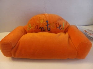 Bolsa de frijoles Warner Bros Store Beanbag 10" naranja sofá peluche muñeca muebles con etiqueta - Imagen 1 de 4