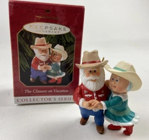 Hallmark The Clauses on Vacation #3 Square Dancing Ornament Original Box 1999 - Picture 1 of 10