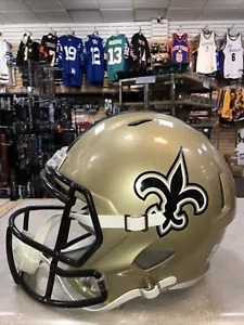 Riddell NFL New Orleans Saints Full Size Replica Helm - Bild 1 von 5