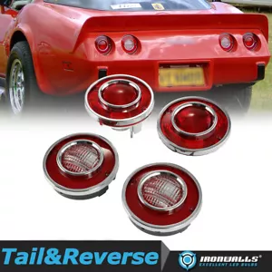 Carcasa de 4 luces traseras y luces de respaldo para Chevrolet Corvette C3 75-79 5,7 L V8 - Imagen 1 de 12