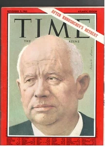 TIME RUSSIA CUBA AFTER KHRUSHCHEV RETREAT-ADVERT ROLEX Magazine 1962 November 9 - Picture 1 of 1