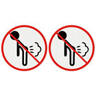 Car Warning Sticker No Farting Decal for Car Decoration-SH