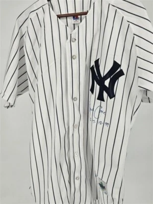 David Cone Yankees Signed Inscribed Official Jersey JSA COA CE87763 - Image 1 of 4
