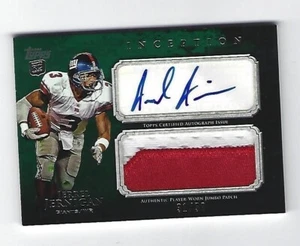 Jerrel Jernigan 2011 Topps Inception RPA Red-White Mat. Cd, # AJP-JJE, #31/#50. - Picture 1 of 2