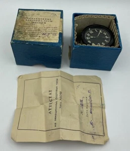 NEW!!! AVRM USSR Soviet Military Tank Panel Clock 5 Days #08598 - Picture 1 of 13