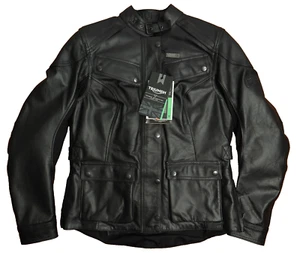 Triumph Ladies Beaufort 2 Leather Jacket Large - Picture 1 of 9