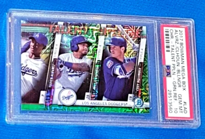 CODY BELLINGER ROOKIE 2017 BOWMAN MEGA BOX REFRACTOR #D/99 PPLN GREEN PSA 10 🔥 - Image 1 of 4