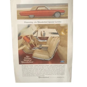 Vintage 1965 Ford Thunderbird Special Landau Werbung - Bild 1 von 6