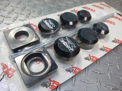 Axle Dress Up Kit 97 - 05 Suzuki GSX R 600 750 & 01 - 04 1000 Black Aluminum USA - Image 1 of 4