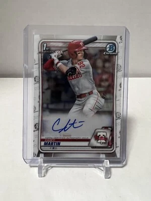 2020 Bowman Draft Chrome Casey Martin Autograph Auto - Image 1 of 2