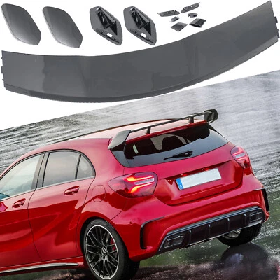 Alerón labial de maletero negro para Mercedes Benz Clase A W176 2013-2018 Foto 1 de 4