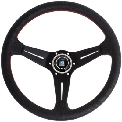 Nardi Deep Corn Steering Wheel For: Mitsubishi Lancer Evo 1 2 3 4 5 6 7 8 9 10 - Image 1 of 4