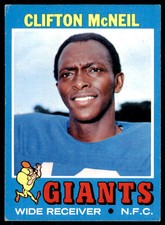 1971 Topps: Clifton McNeil A Football Cards #15