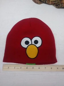 Sesame Street Elmo Red Beanie/Skull Cap Kids Fun Winter Hat Child Stretchable (B - Picture 1 of 7