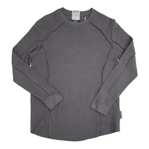 Neu mit Etikett Bershka langärmliges Thermooberteil grau SURV1V4L für Herren Größe Medium B43 - Bild 1 von 3