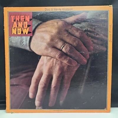 Doc & Merle Watson Then And Now 1973 United Artists Records Orig. Vinyl LP - Image 1 of 4