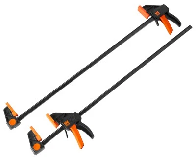 Braçadeiras e espalhadores de barra de aço WEN CLR242 24 polegadas, garganta de 2,3 polegadas, pacote com dois - Imagem 1 de 4