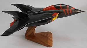 Turbo Kat Swat Kats VSTOL Avión Caoba Horno Madera Seca Modelo Pequeño Nuevo - Imagen 1 de 1