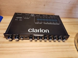CLARION AUDIO EQS755 Never Use No Cord No Accessories - Picture 1 of 8