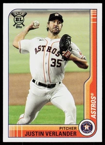 Topps Big League 2021 Justin Verlander #75 béisbol Houston Astros - Imagen 1 de 2