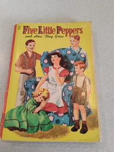 VTG FIVE LITTLE PEPPERS AND HOW THEY GREW by Margaret Sidney 1950’s Paperback - Bild 1 von 5