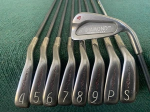 VINTAGE 80’s ORLIMAR DIAMOND Iron Set - RH, 3-SW, Graphite w/GP Softie Grips! - Picture 1 of 14