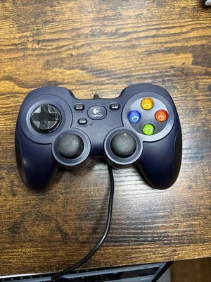 Logitech G F310 Wired Gamepad Controller Console Blue Black Tested - Image 1 of 4