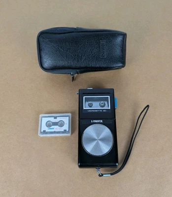 Vintage Lanier Microsette Microcassette 60 Recorder Micro MS60 POWERS ON READ - Image 1 of 4