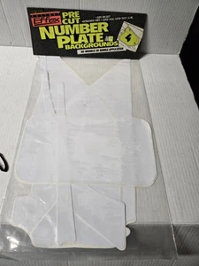 XR600 1988-94, Honda, Factory Effex, Number Plate Backgrounds *WHITE* - Picture 1 of 4