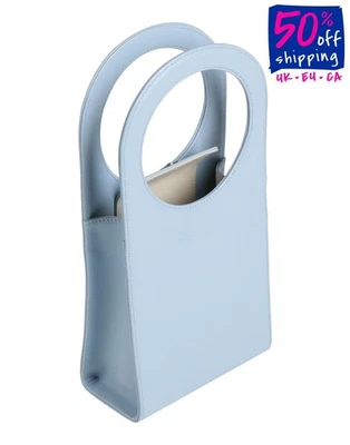 RRP€459 MARCO RAMBALDI Leather Tote Handbag Logo Double Handles Structured - Image 1 of 4