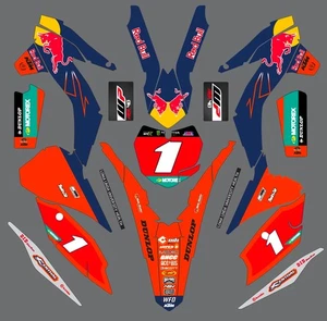 Graphic Kit for 2013 2014 2015 KTM SX SXF 125-450 Decals - Picture 1 of 1