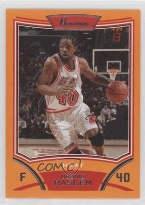 2008-09 Bowman Draft Picks & Stars Orange /299 Udonis Haslem #56 - Image 1 of 2