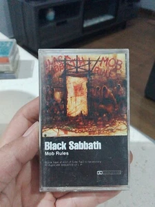 CASSETTE TAPE BLACK SABBATH.- MOB RULES. - Picture 1 of 10