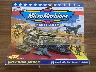Micro Machines Military 1995 Freedom Force #1 Land Air Sea Team L.A.S.T. D1 - Image 1 of 2