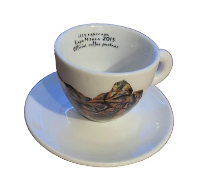  ILLY Cappuccino expo melano 2015 grande Tasse café/cappuccino 8cm  neuf  - Photo 1/3