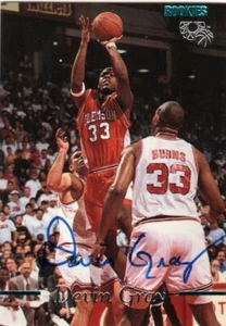 Autógrafo Devin Gray 1995 clásico novatos edición automática radiocontrol Clemson Tigers - Imagen 1 de 2