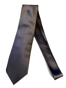 Paul Cicchini Custom Mens Silk Tie Black Made in USA Necktie - Picture 1 of 8