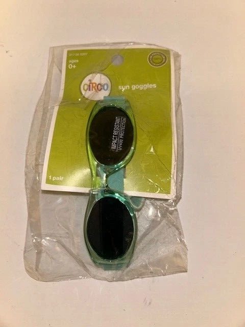 Gafas de sol Circo Baby Toddler verde menta con banda ajustable protección UV NUEVAS (G) Foto 1 de 2