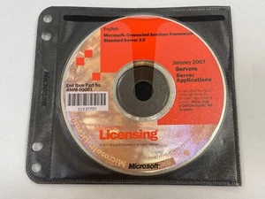 Microsoft Connected Services Framework Standard Server 3.0 Windows DVD Jan 2007 - Picture 1 of 8