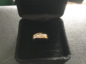 Damen Ring  Schmuck 333 Gelbgold Diamant/Brilliant Ring  - Bild 1 von 5