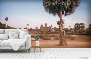 3D Angkor Wat Temple Cambodia Wallpaper Wall Murals Removable Wallpaper 251 - Picture 1 of 4
