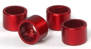 1/4" Bolt Covers, Pack of 4: Red             - Picture 1 of 7