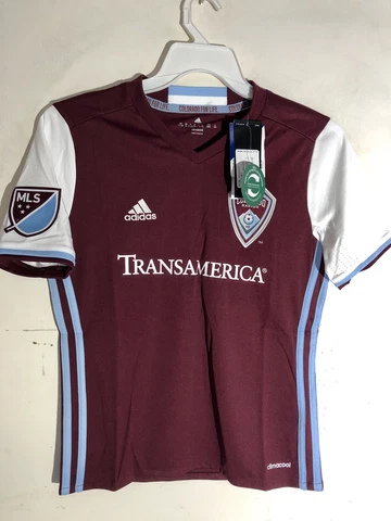 Adidas Youth MLS Jersey Colorado Rapids Team Burgundy sz L Cover