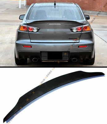 适用于 2008 - 2017 LANCER EVO X 10 MR GSR JDM DUCKBILL STYLE TRUNK LID SPOILER WING  — 第 1/3 张图片