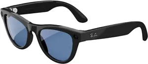 Gafas inteligentes Ray-Ban Meta Skyler negras brillantes transición azul cerúleo * abiertas - Imagen 1 de 13