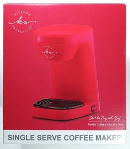 Kitchen Selectives Single Serve Red electric coffee maker New - Picture 1 of 6