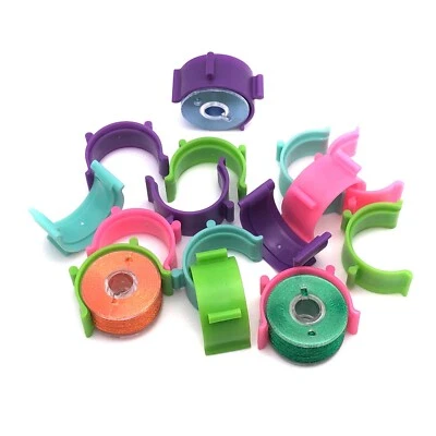 PeavyTailor 60 Pcs (#21) Bobbin Holders Bobbin Clips Spool Huggers for Sewing  - Image 1 of 4
