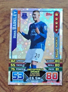 Ross Barkley Magic Moments Match Attax 2015-2016 Everton 15/16. Free UK Postage - Picture 1 of 3