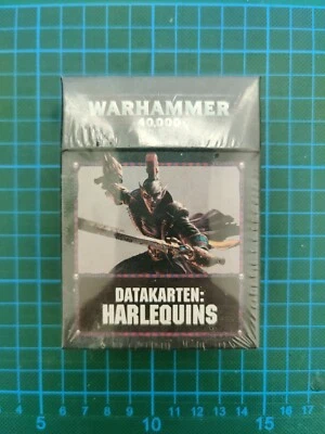 Warhammer 40K Datacards Datakarten Harlequins Eldar Data Cards Deutsch OVP - Bild 1 von 2